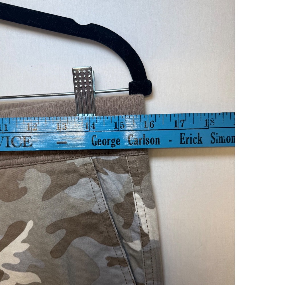 Standard James‎ Perse Camo Joggers Brown Gray Cotton Drawstring Pants Size 1 (S) - Picture 6 of 11